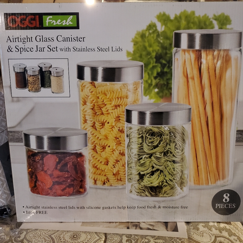Airtight Glass Canister Set